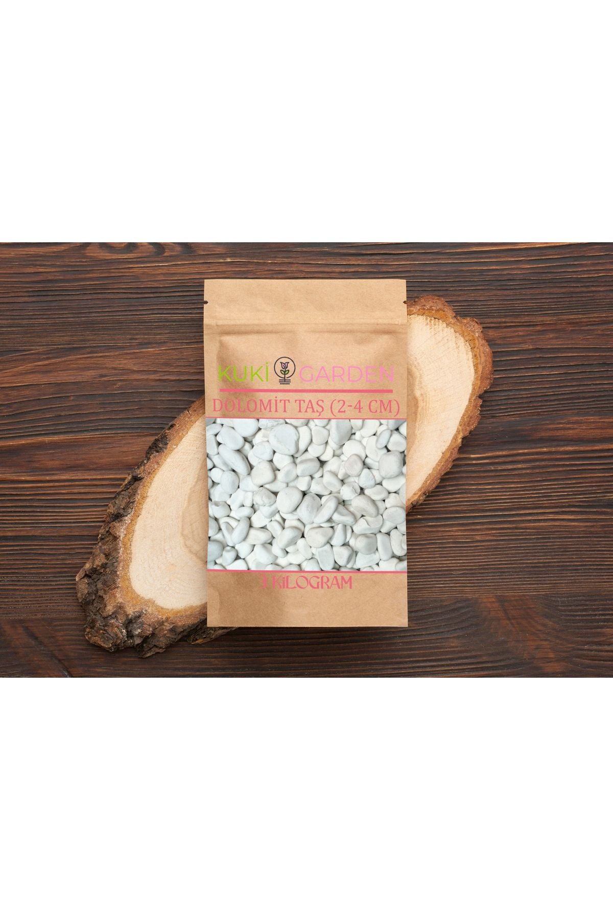 Beyaz Taş 3 Kg 2-4 Cm Beyaz Dolomit Taş Dere Taşı Çakıl Taşı Bahçe Süs Akvaryum Teraryum