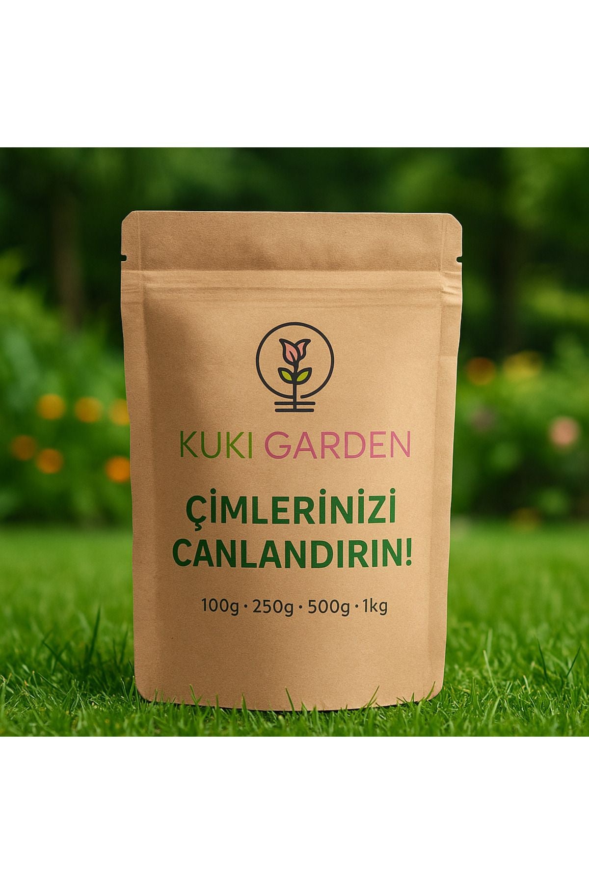 – Çim Alanı Bitki Destek Tozu – 500 g – Doğal Yeşillenme Takviyesi