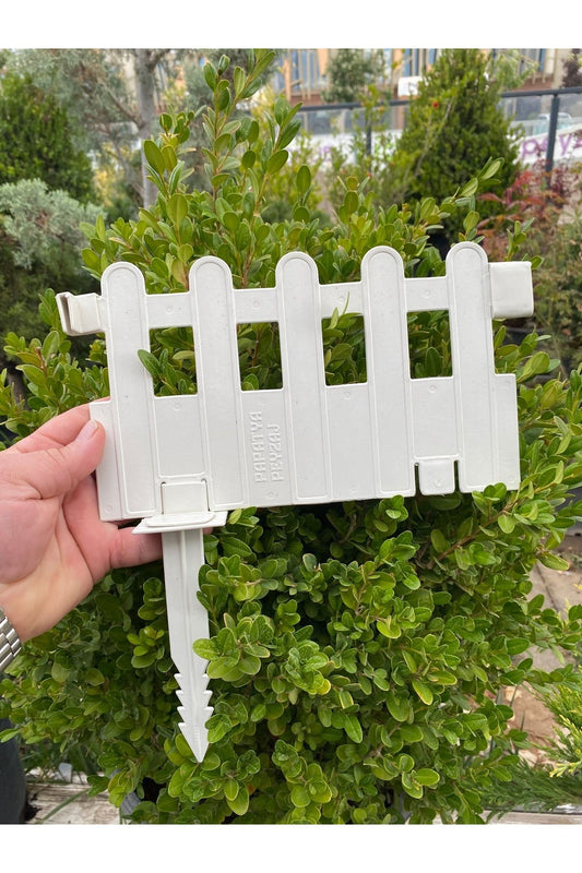 Dekoratif Çim Ayırıcı 2,5 m (BEYAZ)